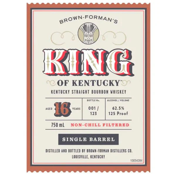 King of Kentucky 16 Year Bourbon 2023 133.2 Proof Single Barrel (750 mL)