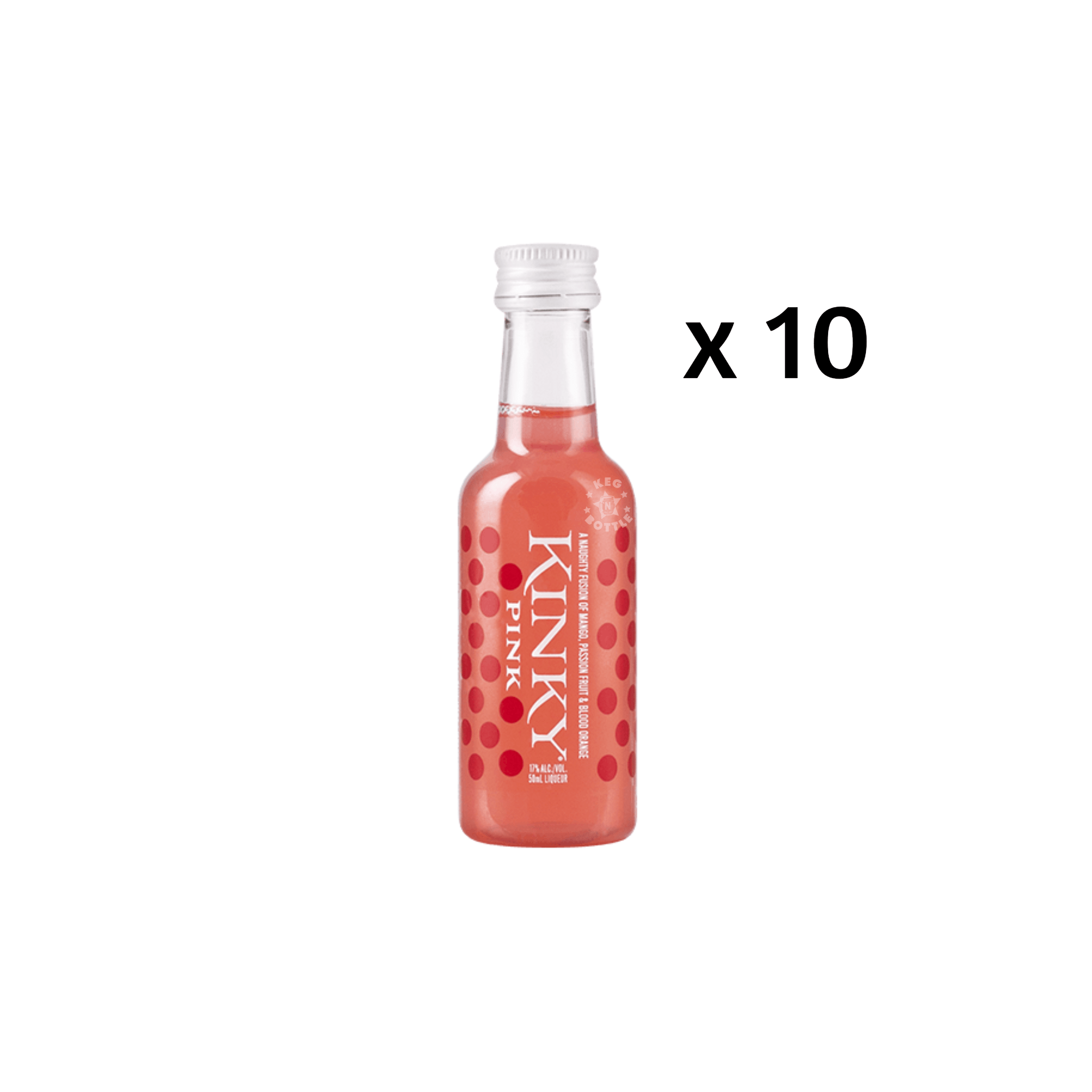 Kinky Pink Liqueur Miniature (10 Pack)