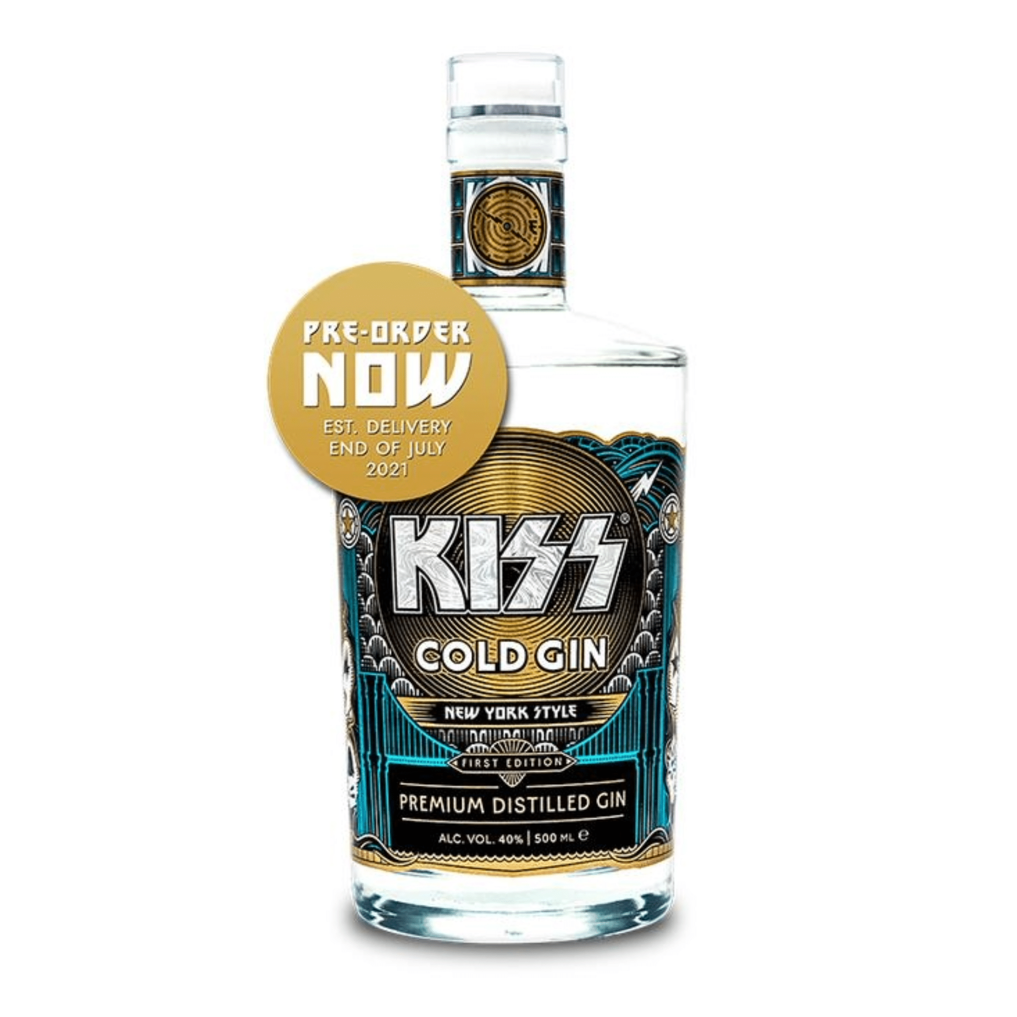 KISS Cold Gin New York Style (700 ml)