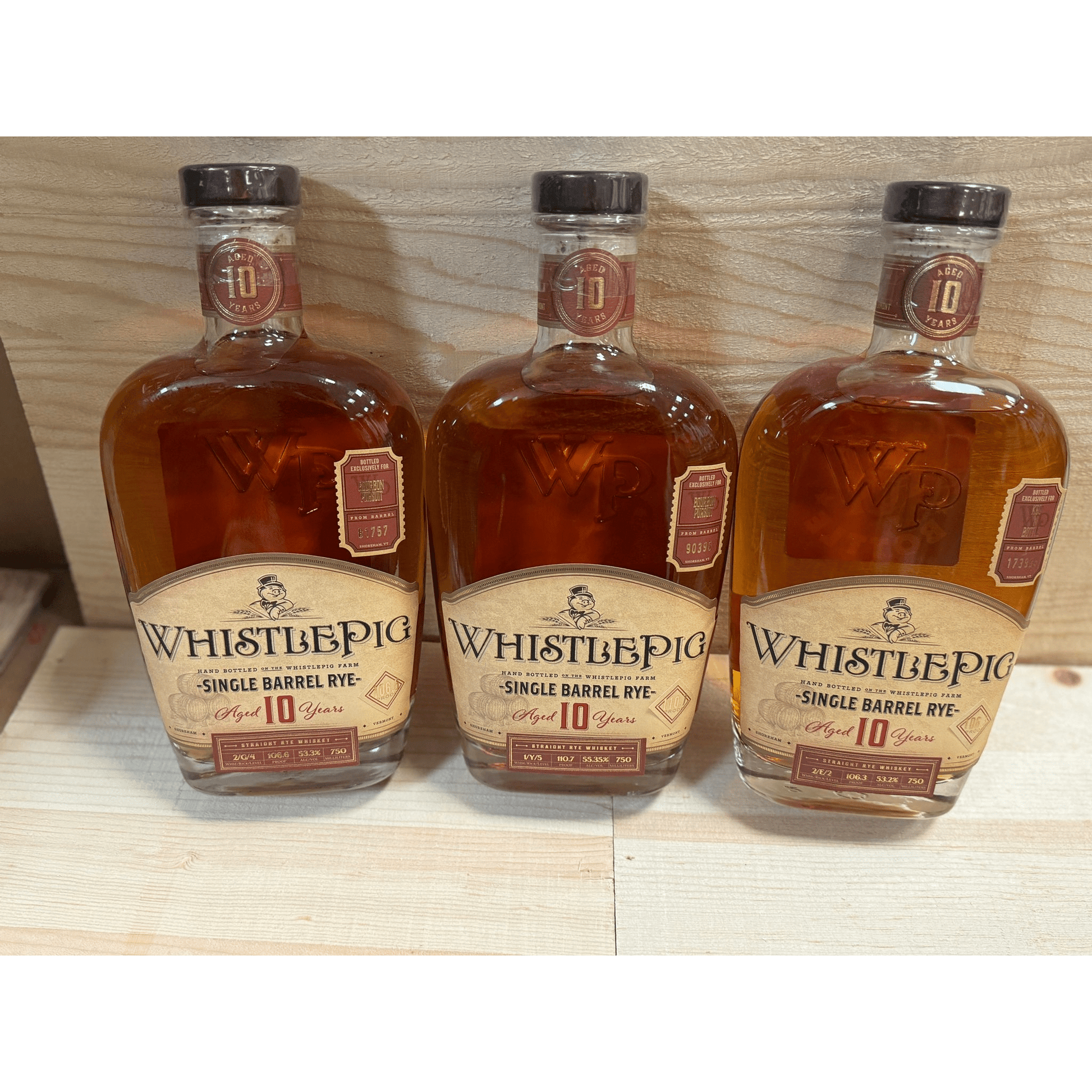 KNB Whistlepig 10 Year Fligth (3 x 750 ml)