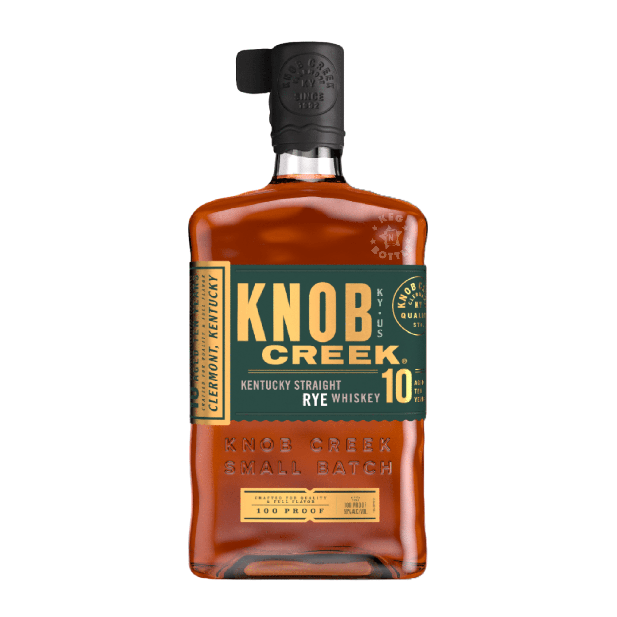 Knob Creek 10 Year 100 Proof Rye Whiskey (750 ml)
