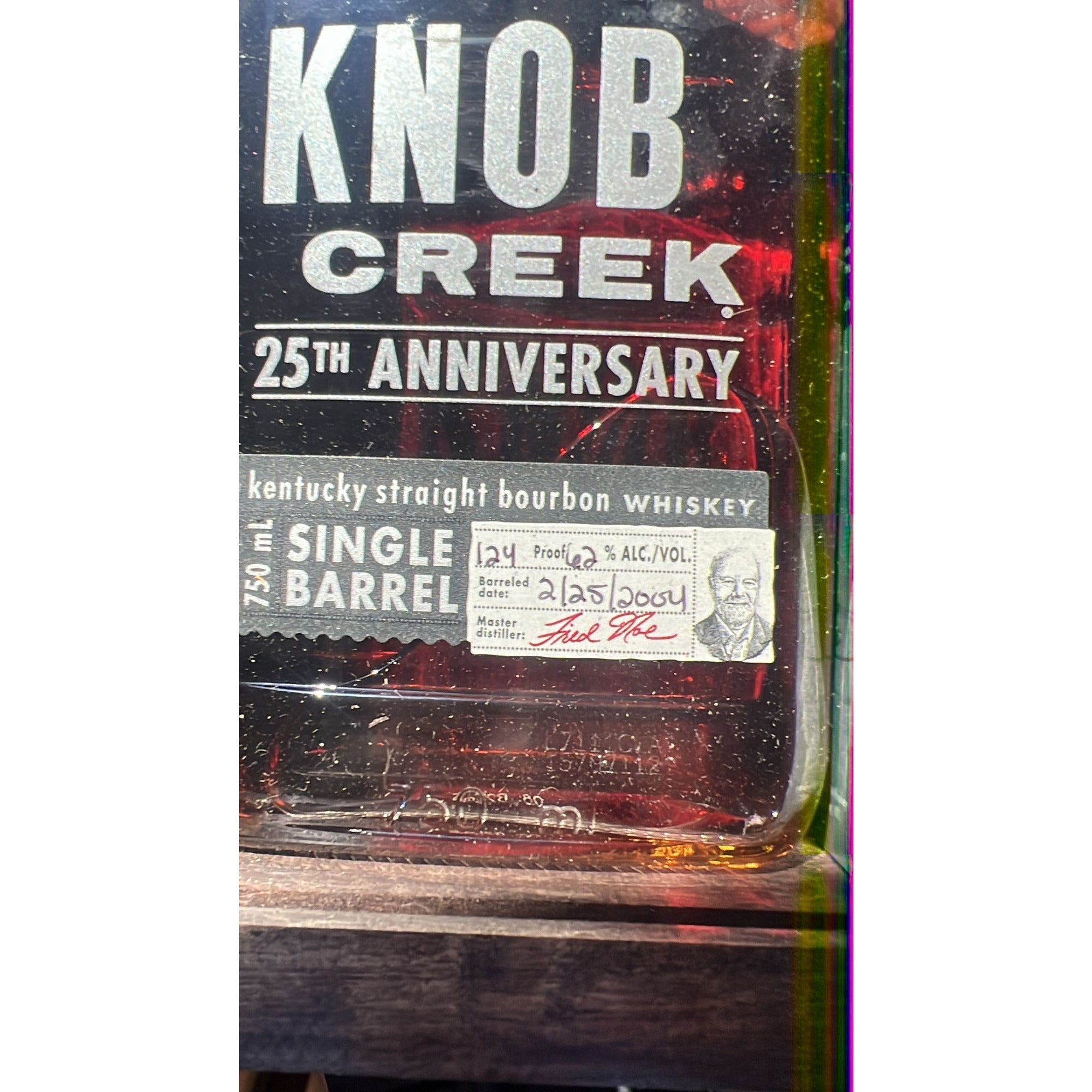 Knob Creek 25th Anniversary 124.0 Proof Bourbon Whiskey (750 ml)