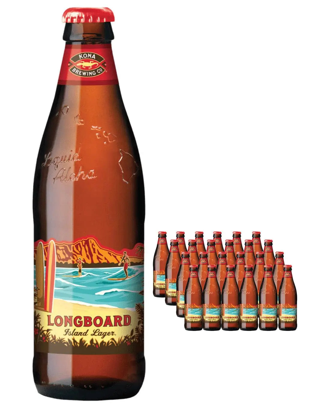 Kona Longboard Lager Bottle Multipack, 24 x 355 ml