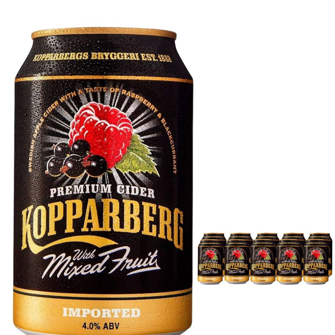 Kopparberg Mixed Fruit Cider Cans Multipack, 10 x 330 ml