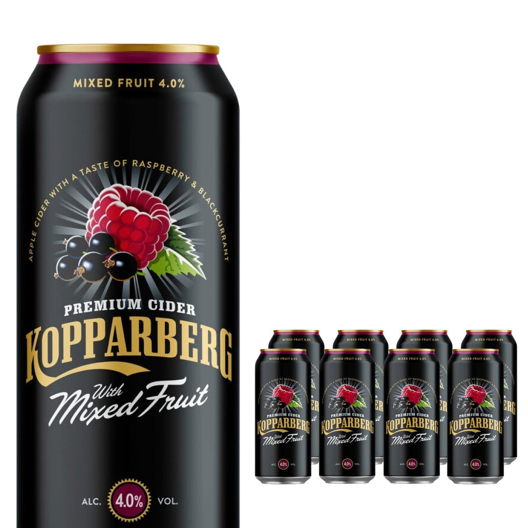Kopparberg Mixed Fruit Premium Cider Can Multipack, 8 x 500 ml