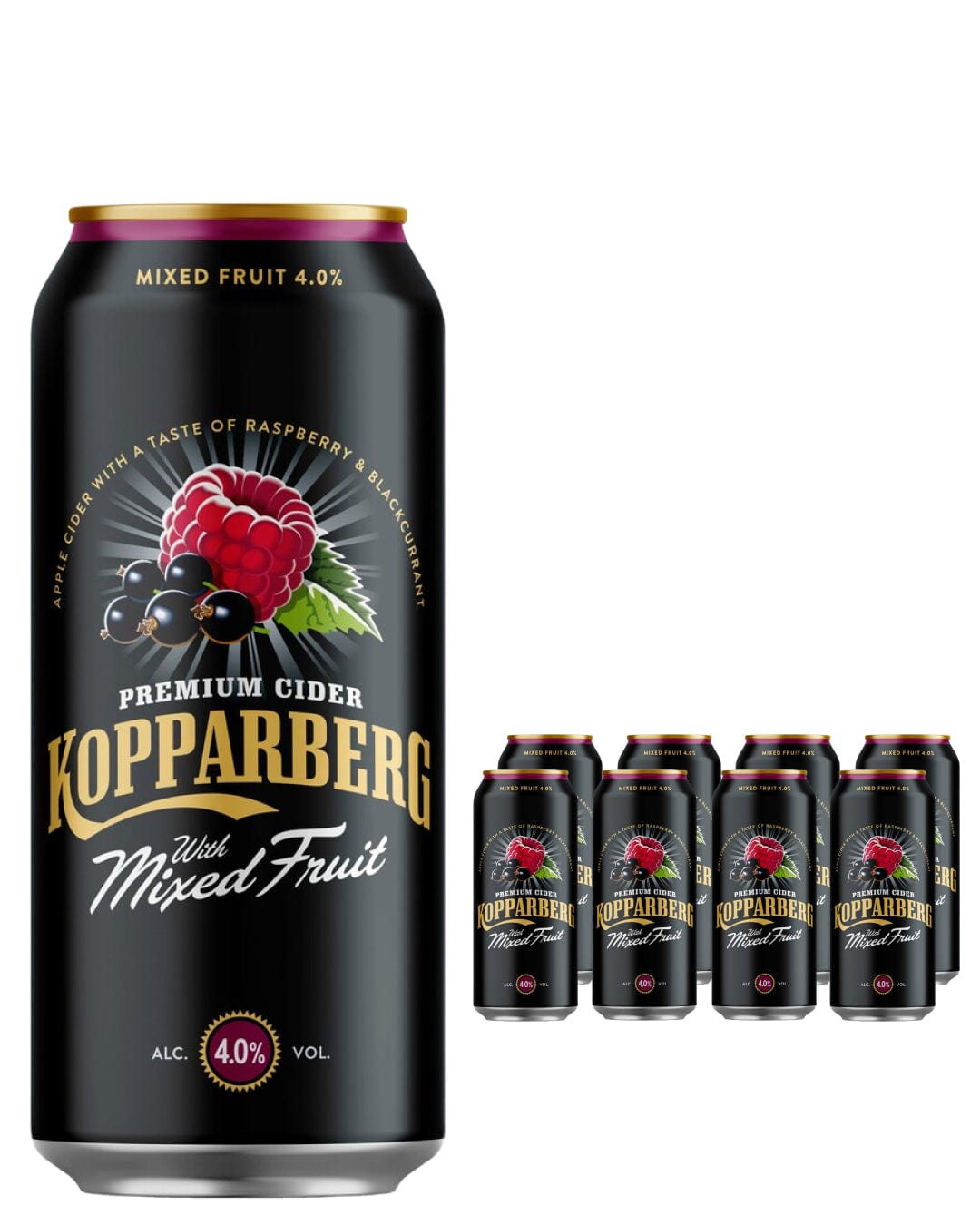 Kopparberg Mixed Fruit Premium Cider Can Multipack, 8 x 500 ml