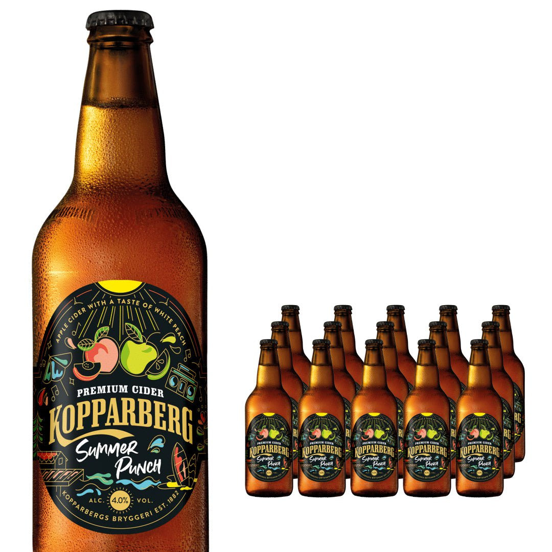 Kopparberg Summer Punch Cider Multipack, 15 x 500 ml