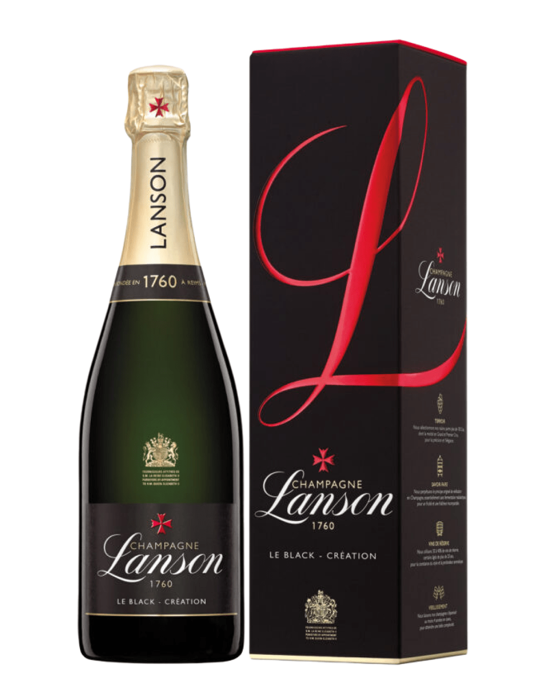 Lanson Black Label Magnum in Gift Box, 1.5 L