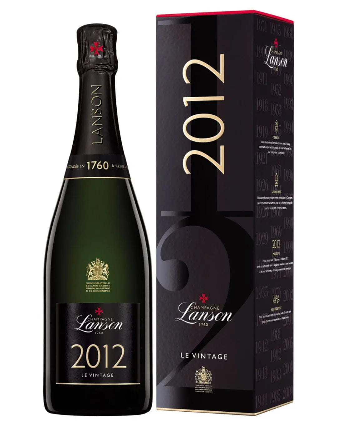 Lanson Le Vintage 2012 Champagne Gift Box, 75 cl