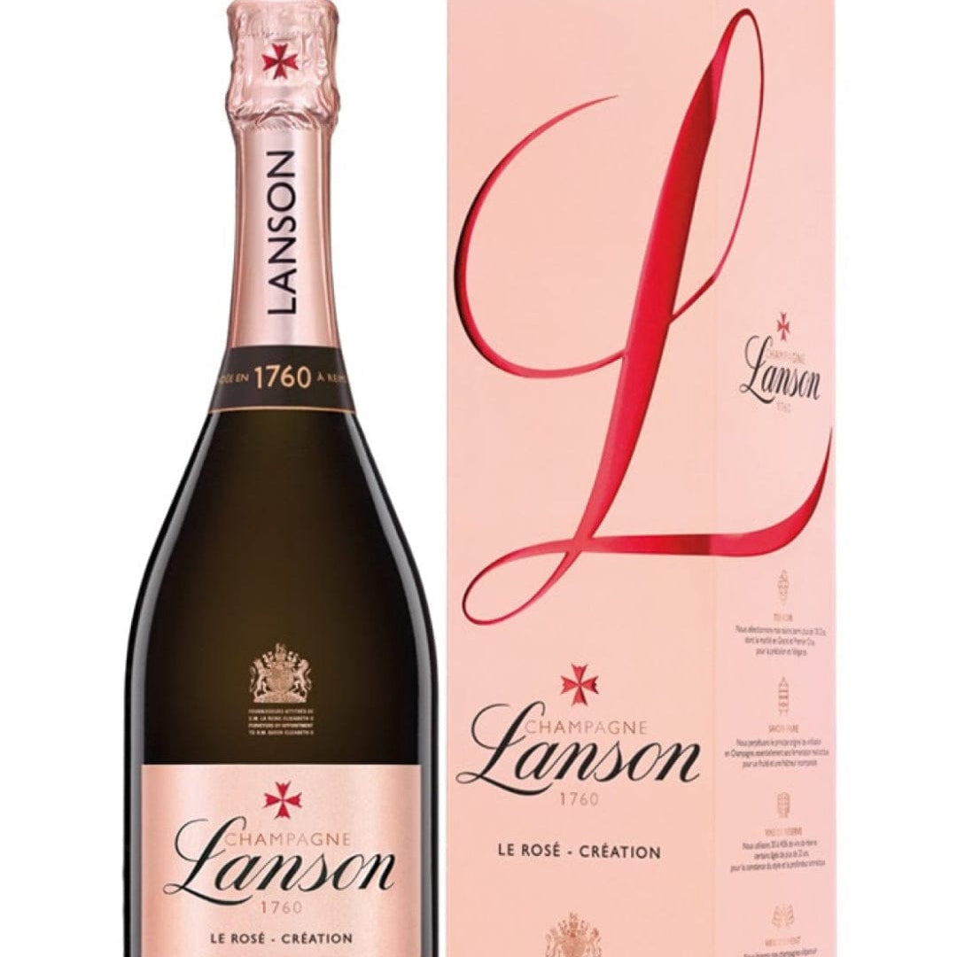 Lanson Rosé Gift Box Champagne, 75 cl