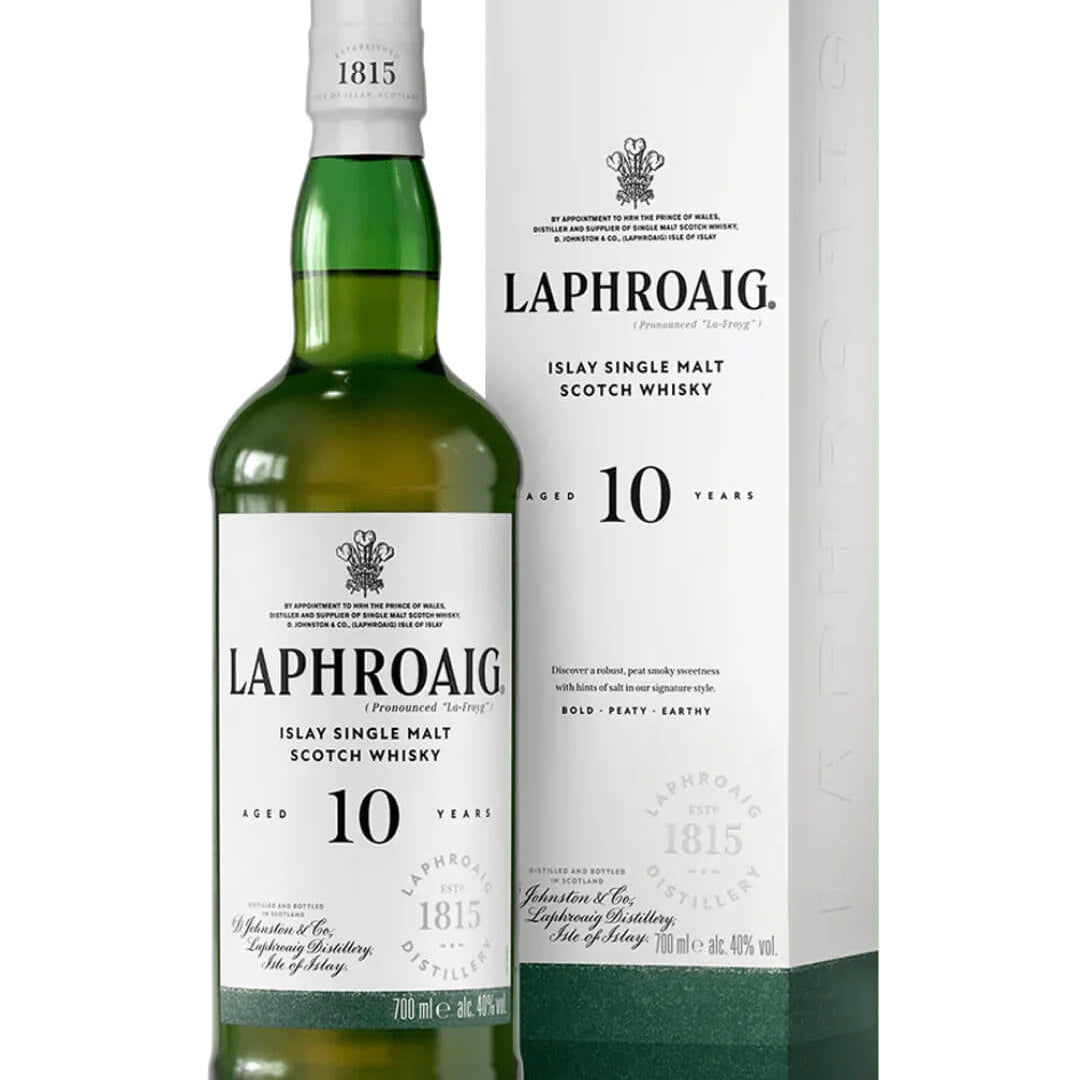 Laphroaig 10 Year Old Malt Whisky, 70 cl