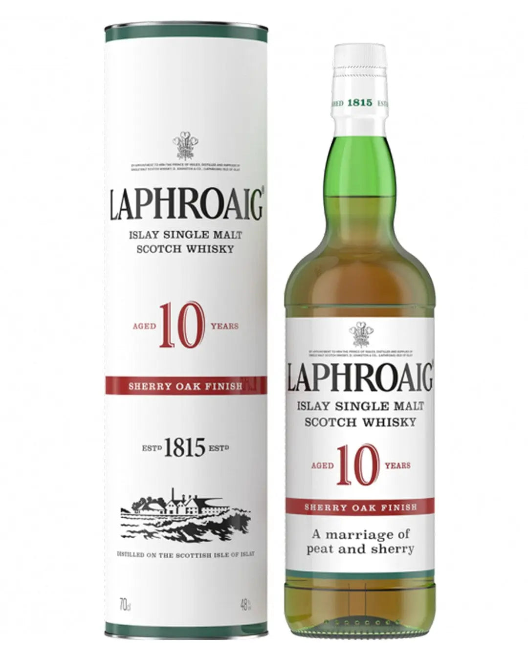 Laphroaig 10 Year Old Sherry Oak Finish Whisky, 70 cl
