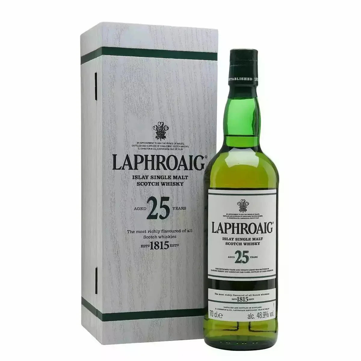 Laphroaig 25 Year Islay Single Malt Scotch Whisky (750mL)