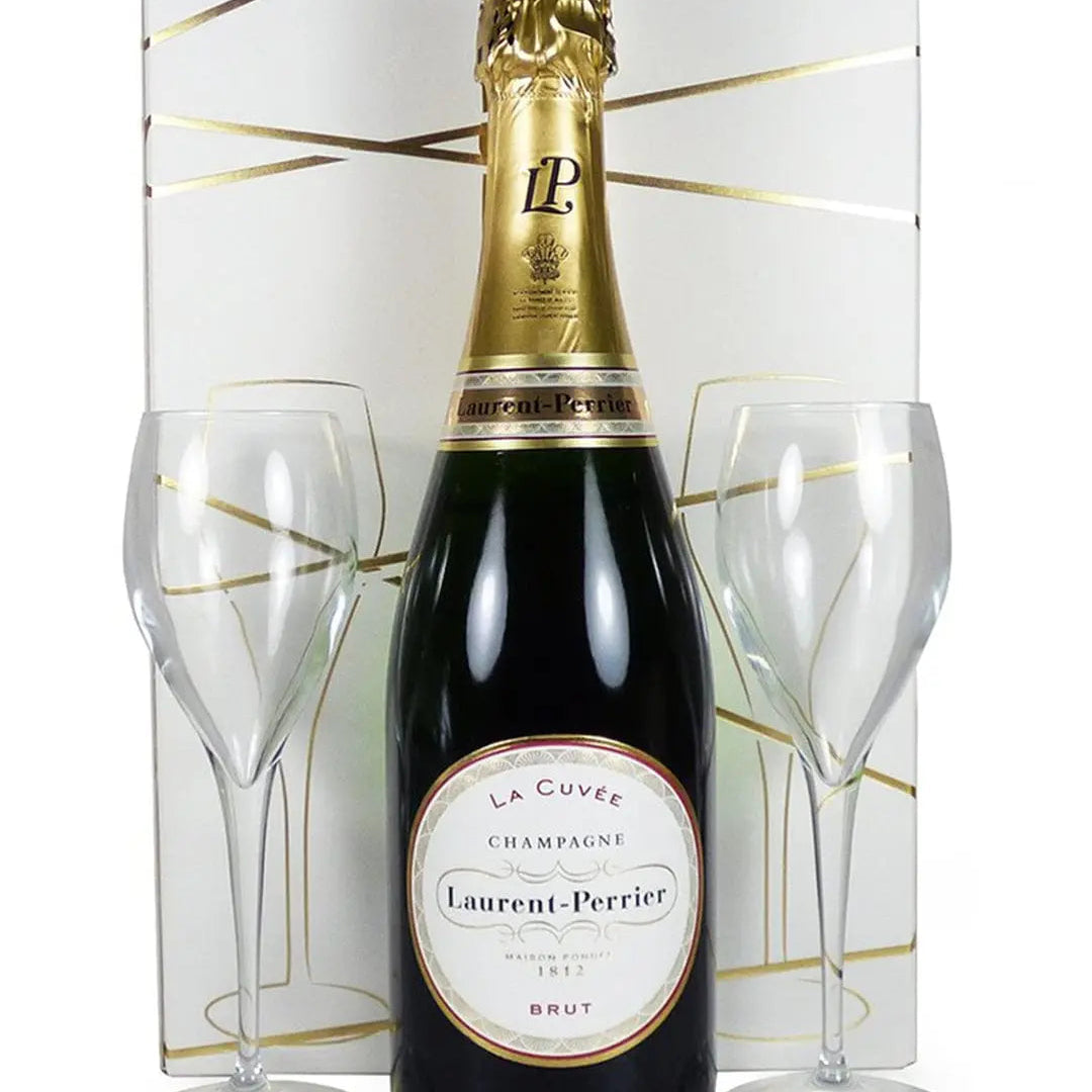 Laurent-Perrier La Cuvée Flute Presentation Box Champagne, 75 cl
