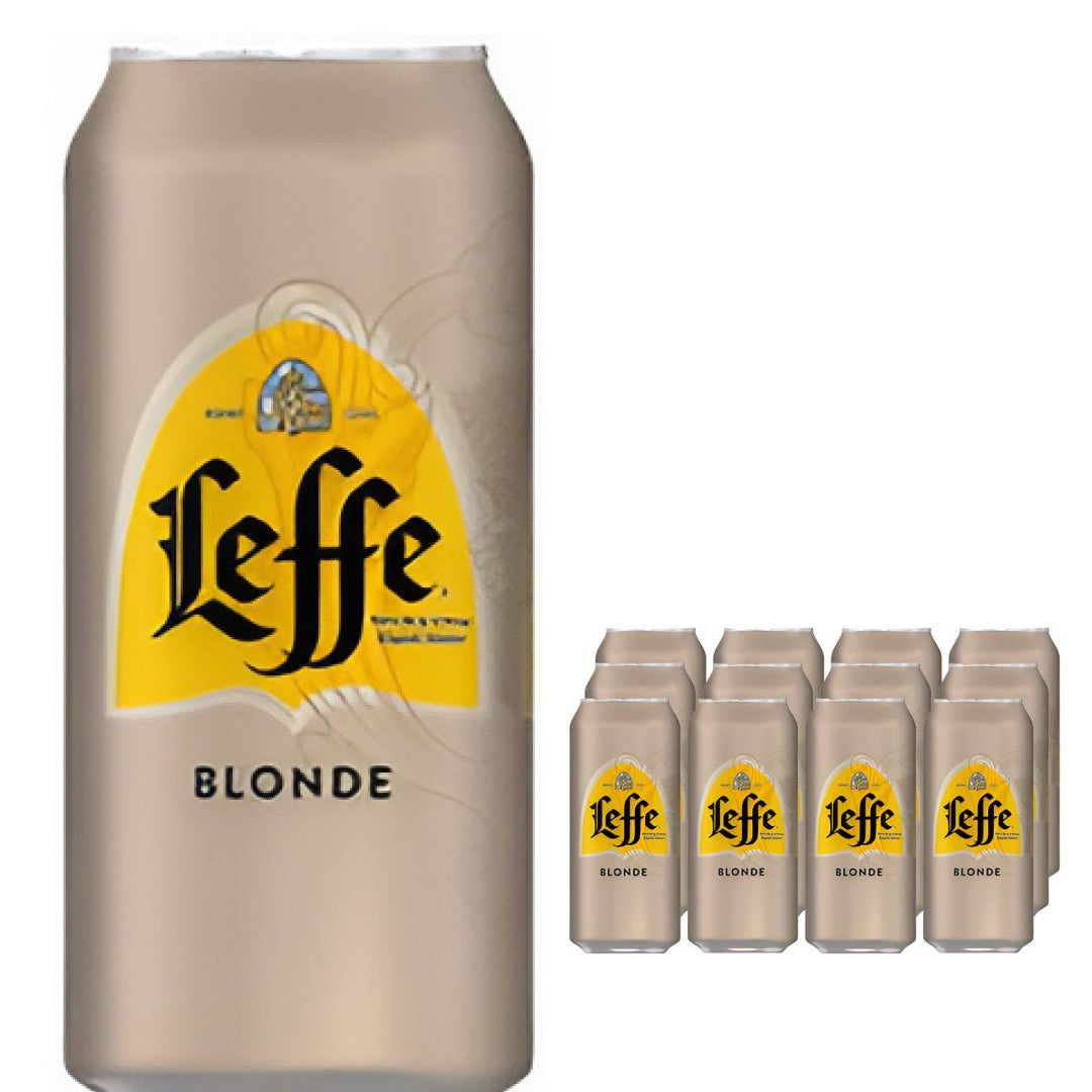 Leffe Blond Beer Can Multipack, 12 x 440 ml