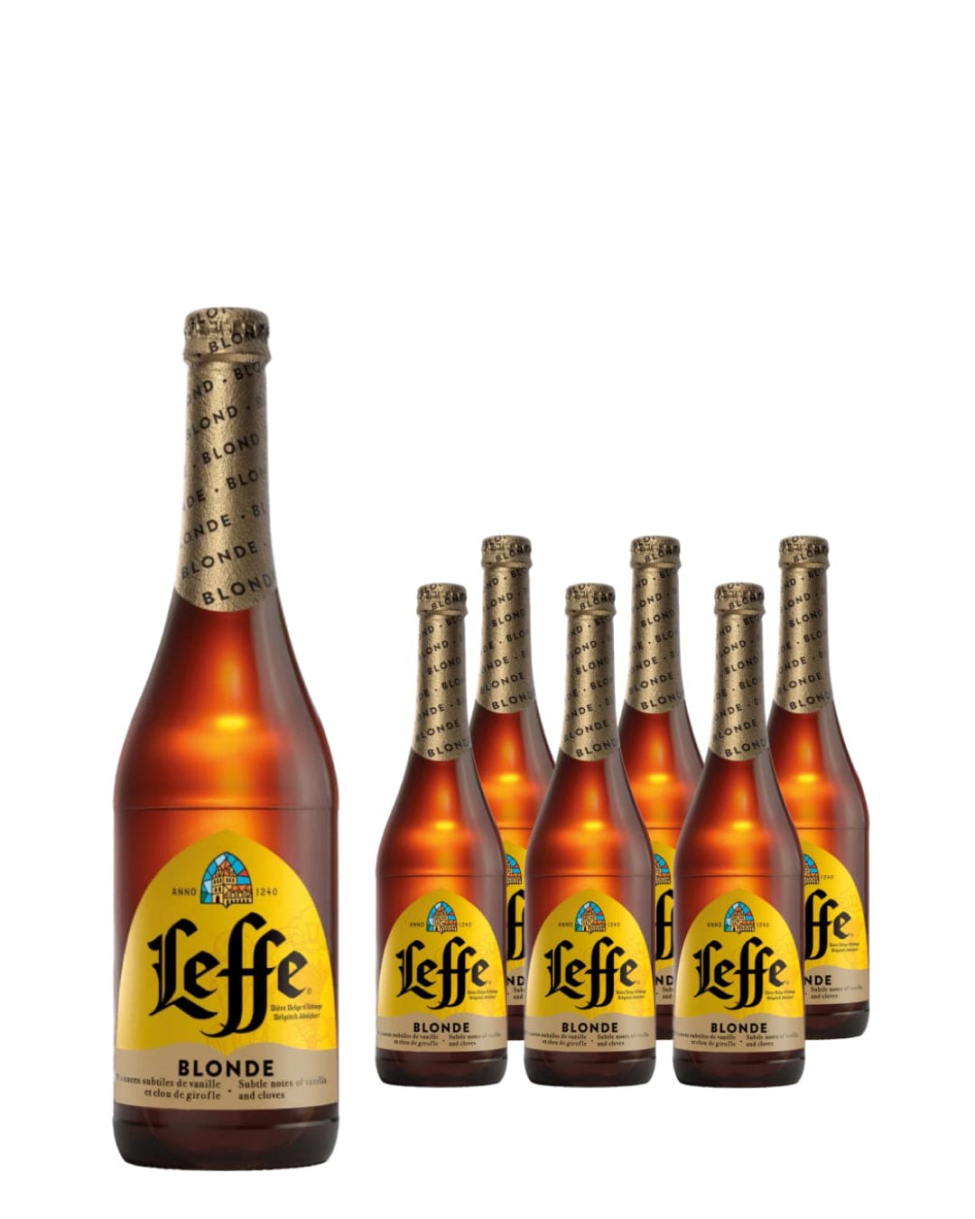 Leffe Blonde Belgian Ale Bottle Multipack, 6 x 750 ml