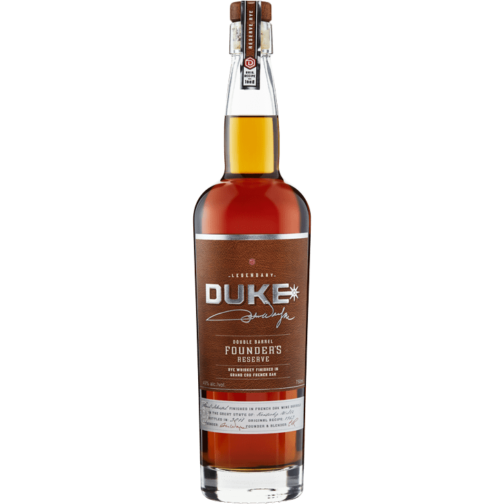 Legendary Duke Double Barrel Founders Reserve Rye Whiskey 750ML