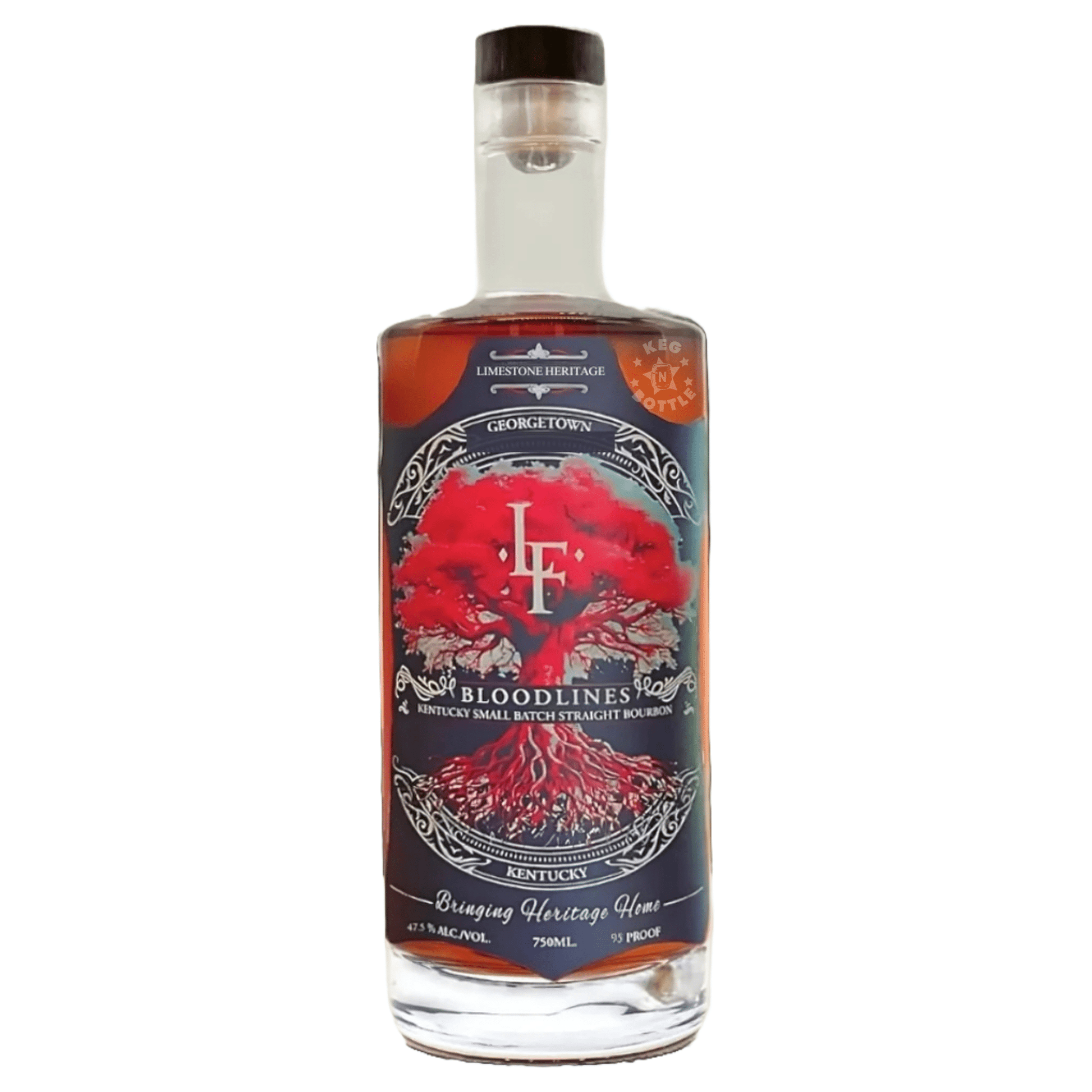Limestone Farms Bloodlines Small Batch Kentucky Straight Bourbon Whiskey 98.2 Proof (750 ml)