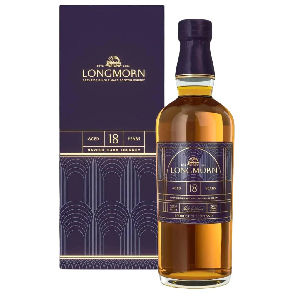 Longmorn 18 Year Speyside Single Malt Scotch Whiskey (750mL)