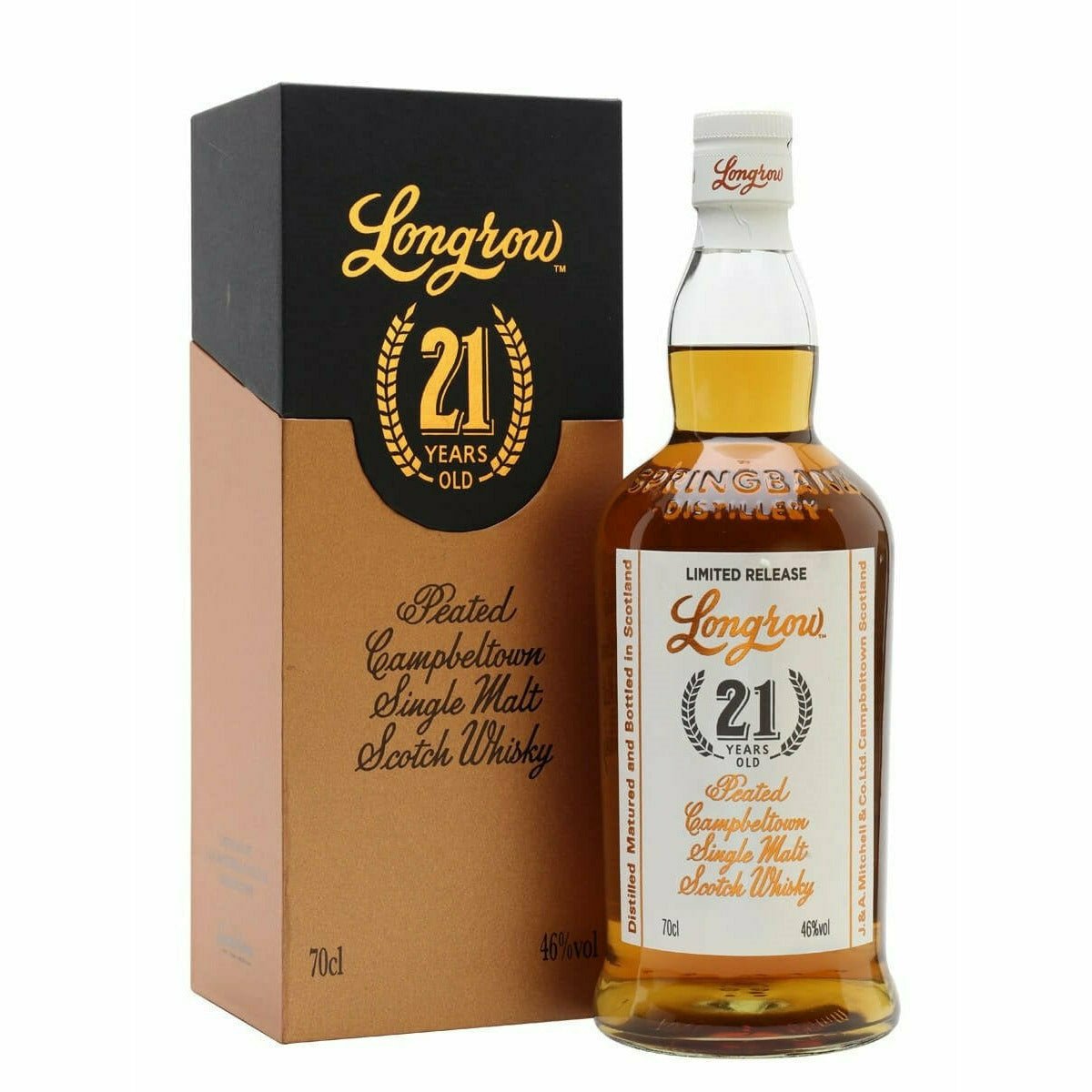 Longrow 21 Year Peated Campbelton Single Malt Scotch Whisky (750 mL)