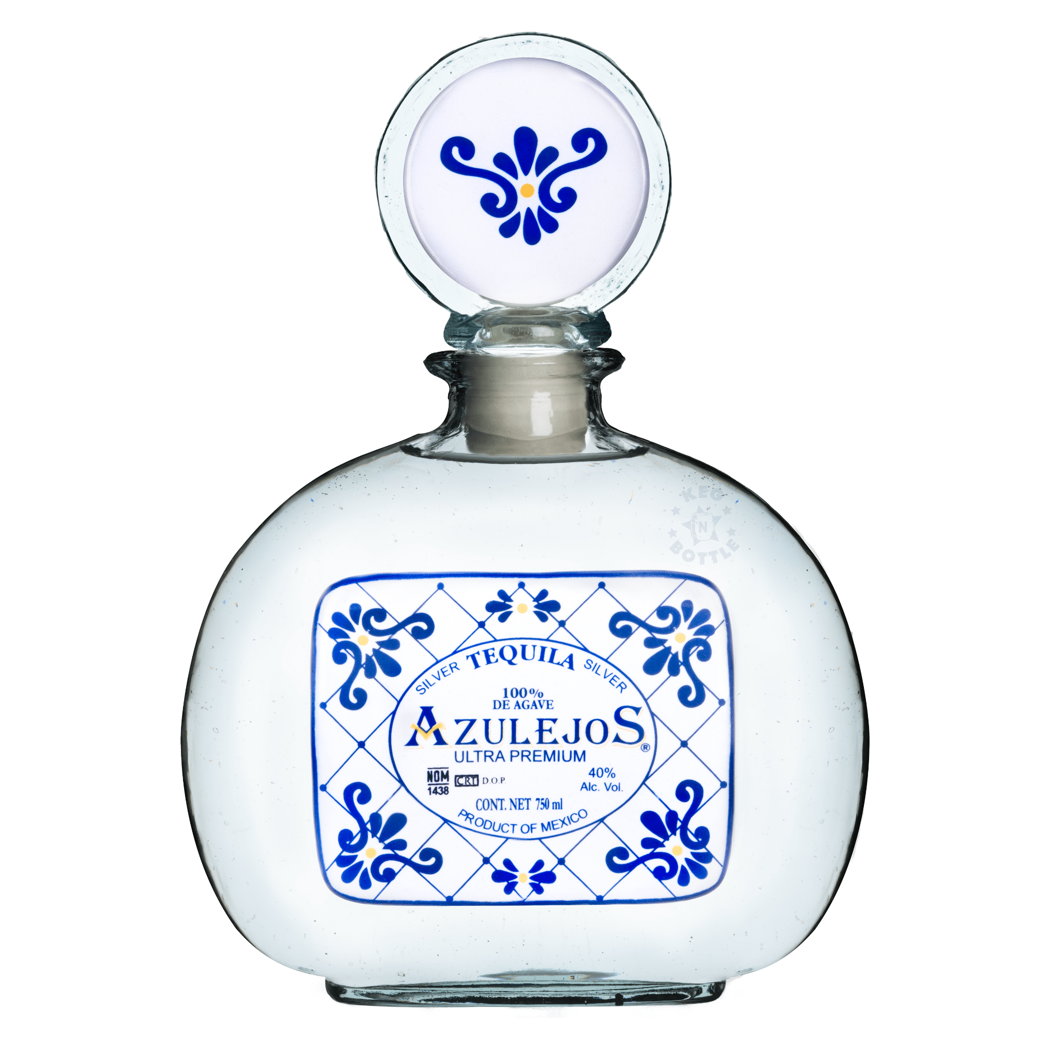 Los Azulejos Silver Tequila (750 ml)