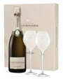Louis Roederer Collection 244 Brut Champagne  Jamesse Flutes Gift Set, 75 cl