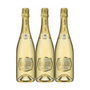 Luc Belaire Brut Gold Champagne (3 x 750 ml)