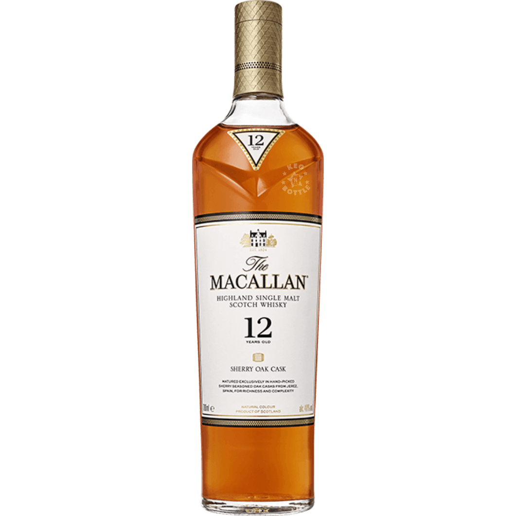 Macallan 12 Year Sherry Oak Single Malt Scotch Whiskey (750 ml)