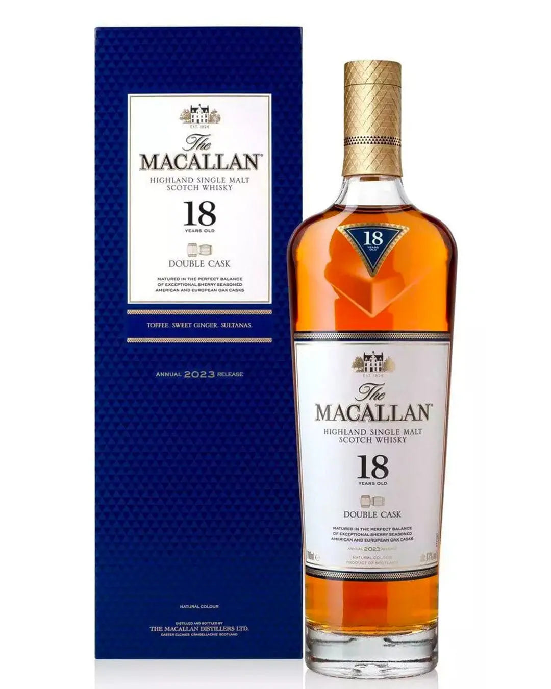 The Macallan 18 Year Old Double Cask 2023 Release Whisky, 70 cl