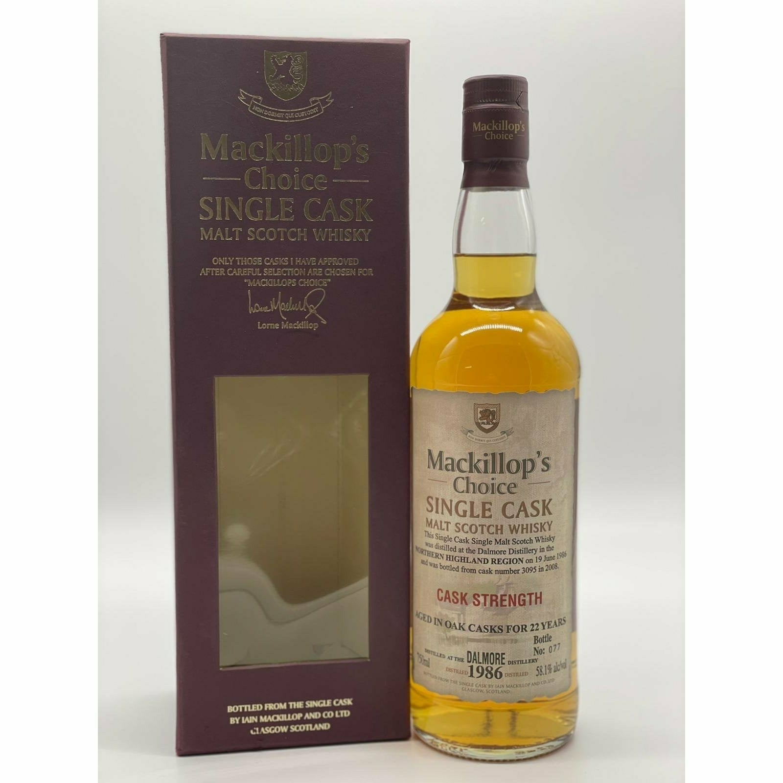 Mackillop's Choice Single Cask 1986 750ml