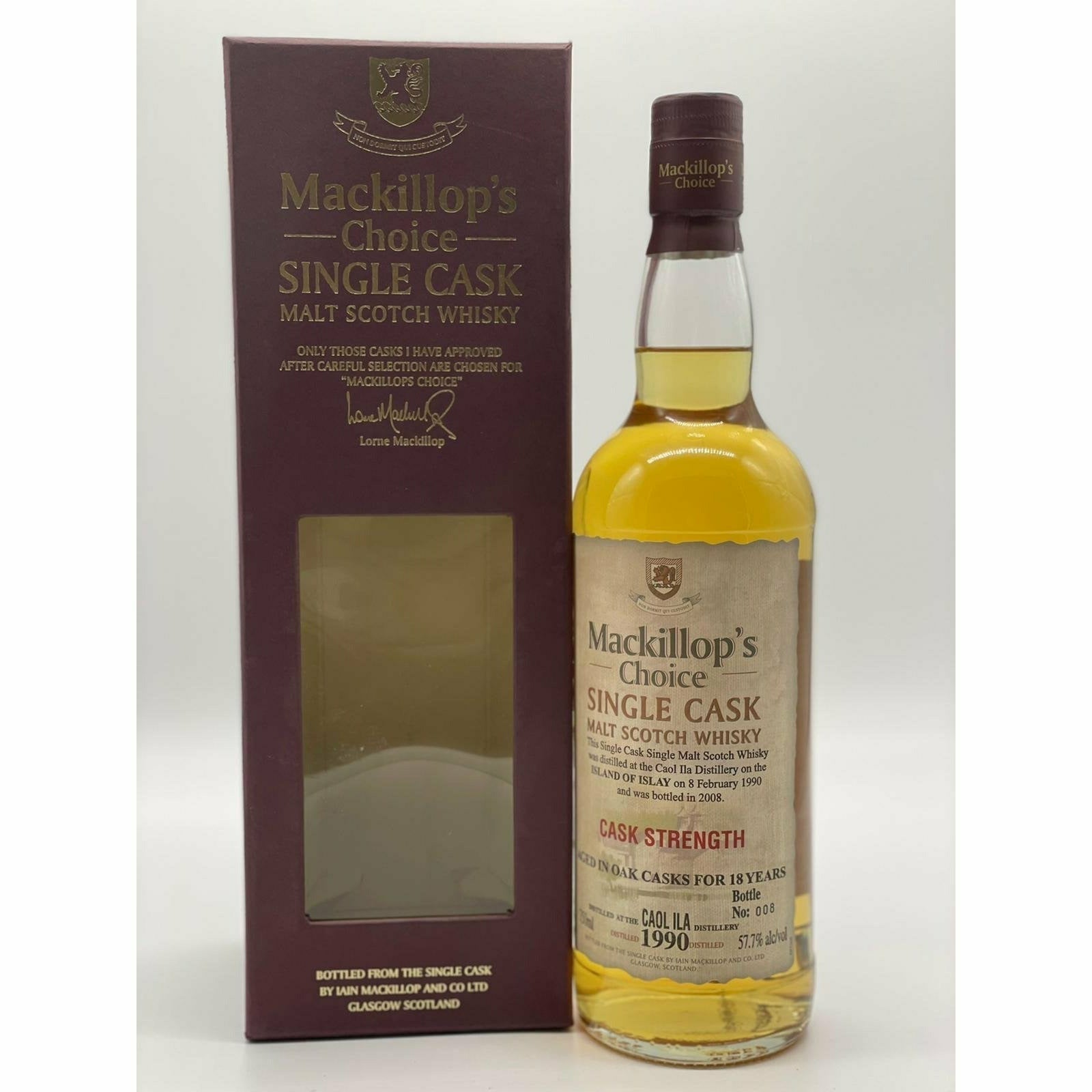 Mackillop's Choice Single Cask 1990 750ml
