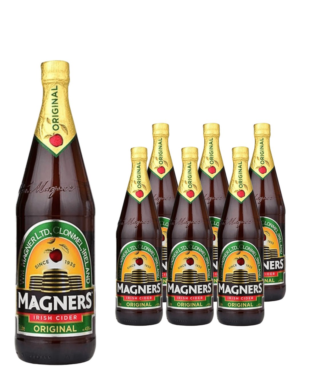 Magners Original Irish Cider Bottle Multipack, 6 x 1 L
