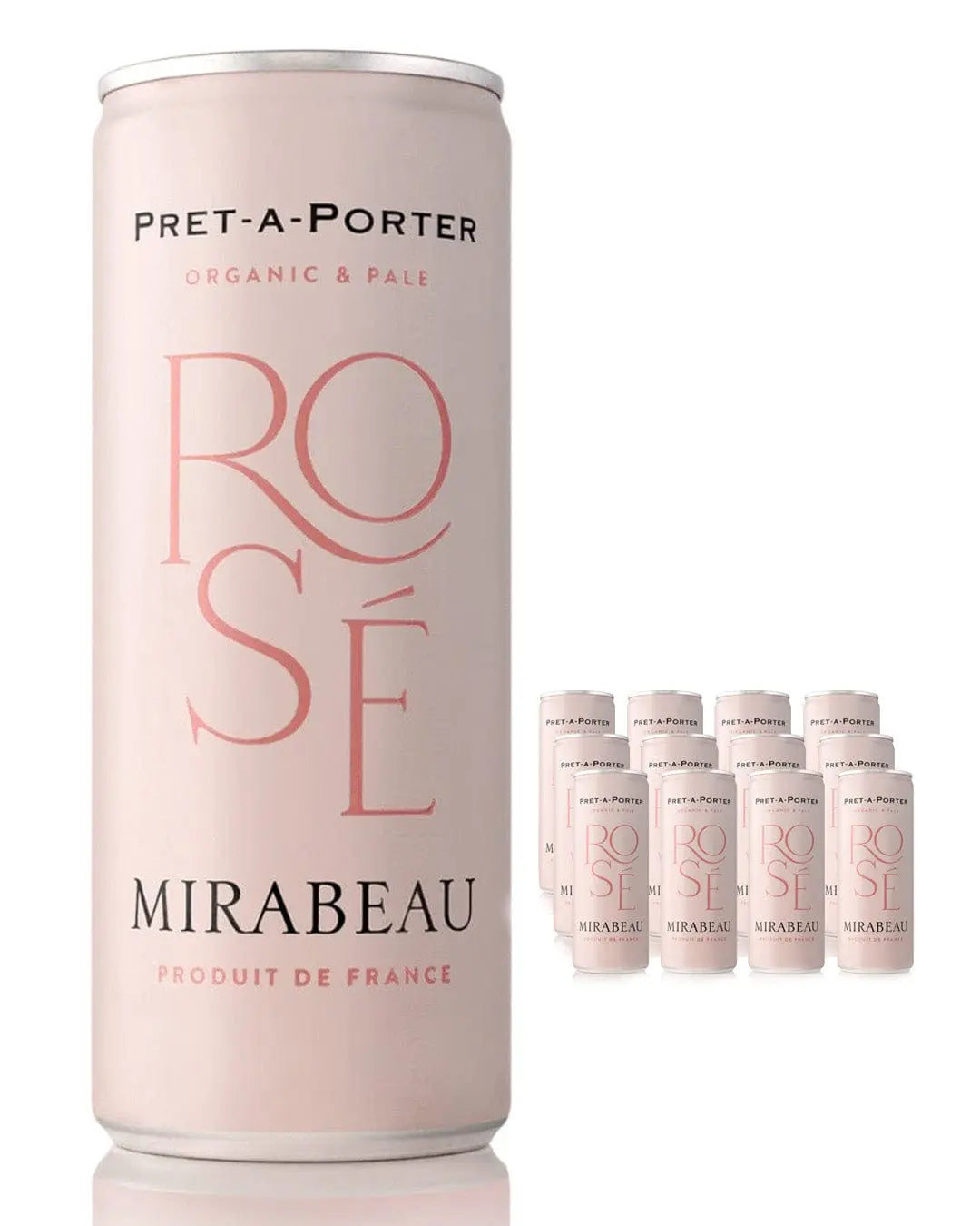 Mirabeau Prêt-à-Porter Rosé Can Multipack, 12 x 250 ml