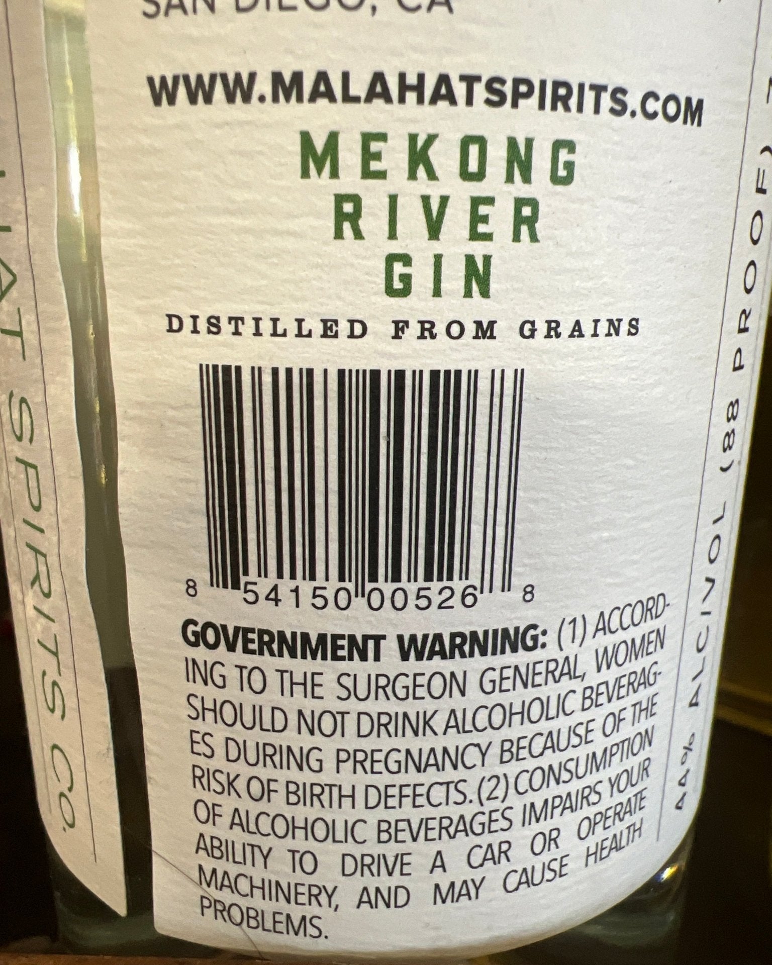 Malahat Spirits Co. Mekong River Gin  (750 mL)