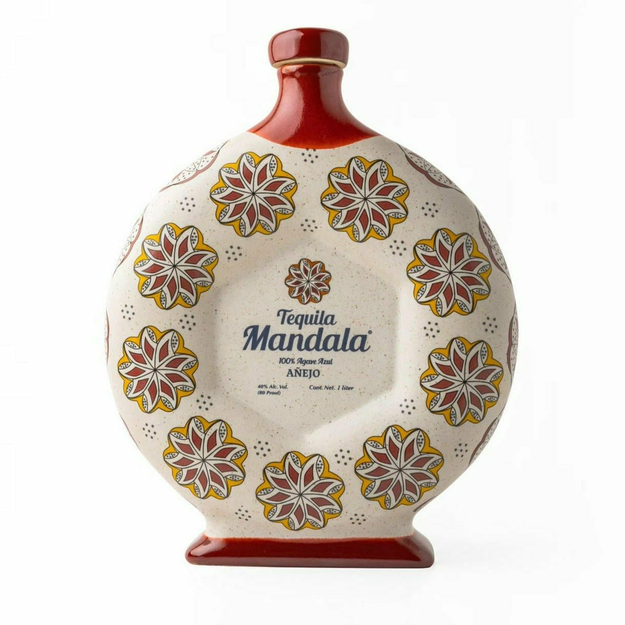 Mandala Anejo Tequila Ceramic Bottle (1 L)