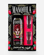 Manquilla Wild Strawberry Cream Liqueur and Shot Glasses Gift Set, 70 cl