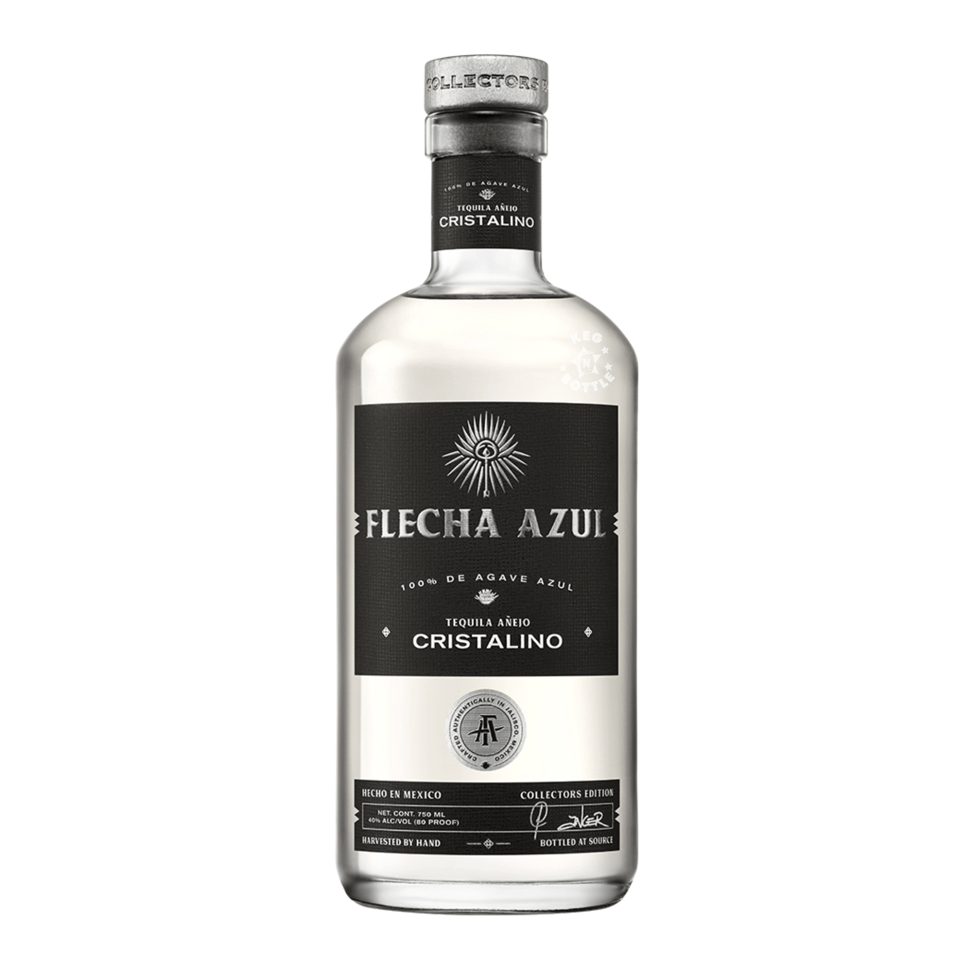 Mark Wahlberg's Flecha Azul Anejo Cristalino Tequila (750 ml)