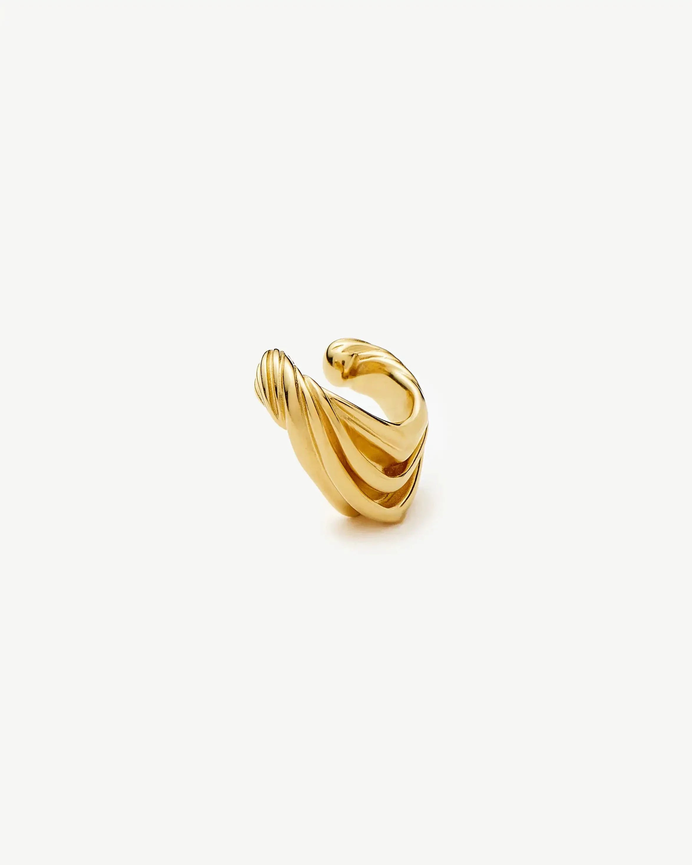 MARKGONG Draped Ear Cuff | 18ct Gold Plated Earrings Missoma 