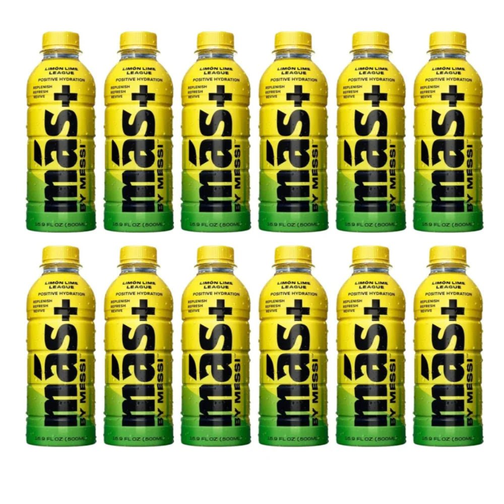 Messi's MAS+ Limon Lime League Positive Hydration (12pk)