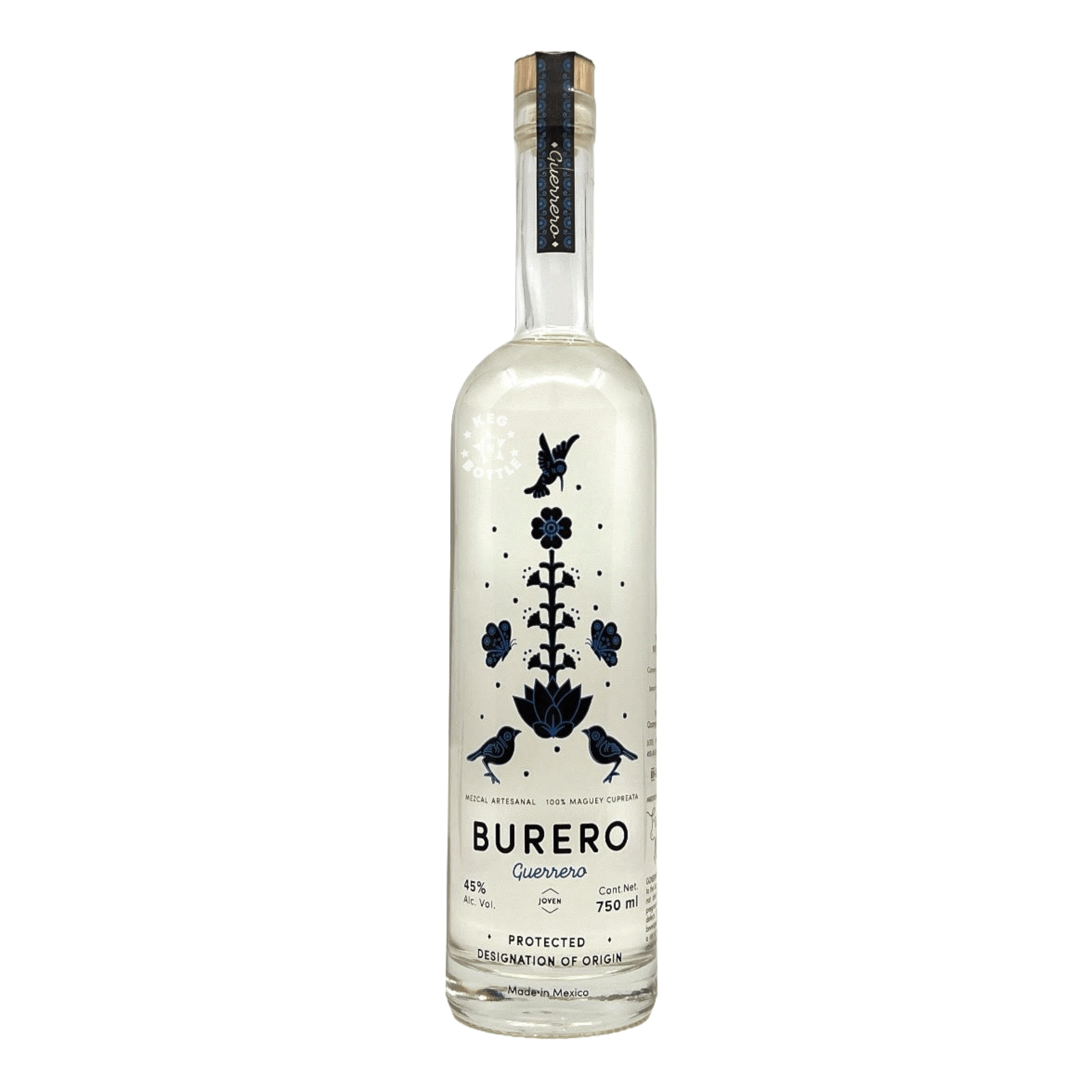 Mezcal Burero Cupreata Joven (750 ml)