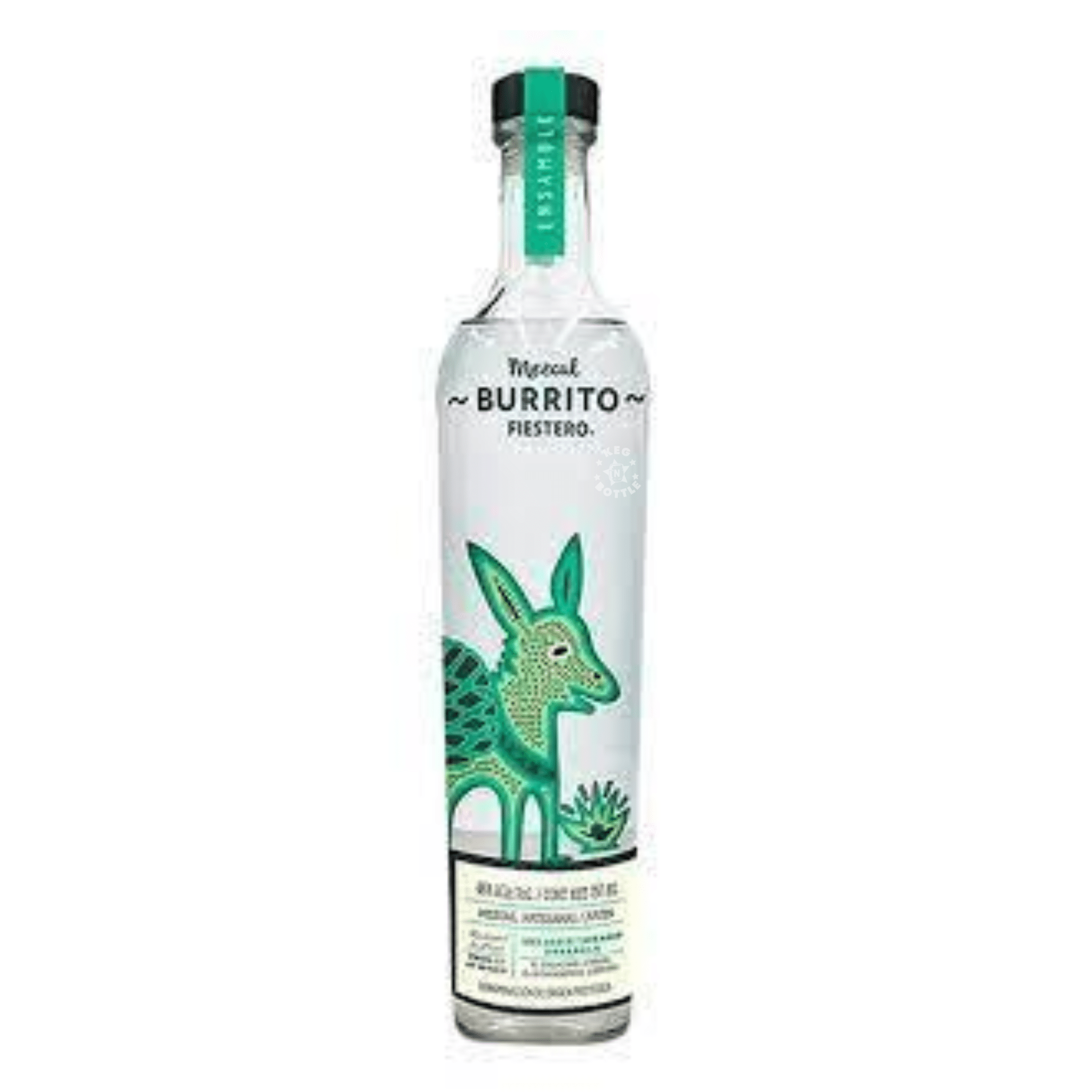 Mezcal Burrito Fiestero Verde Cenizo Ensamble (750 ml)