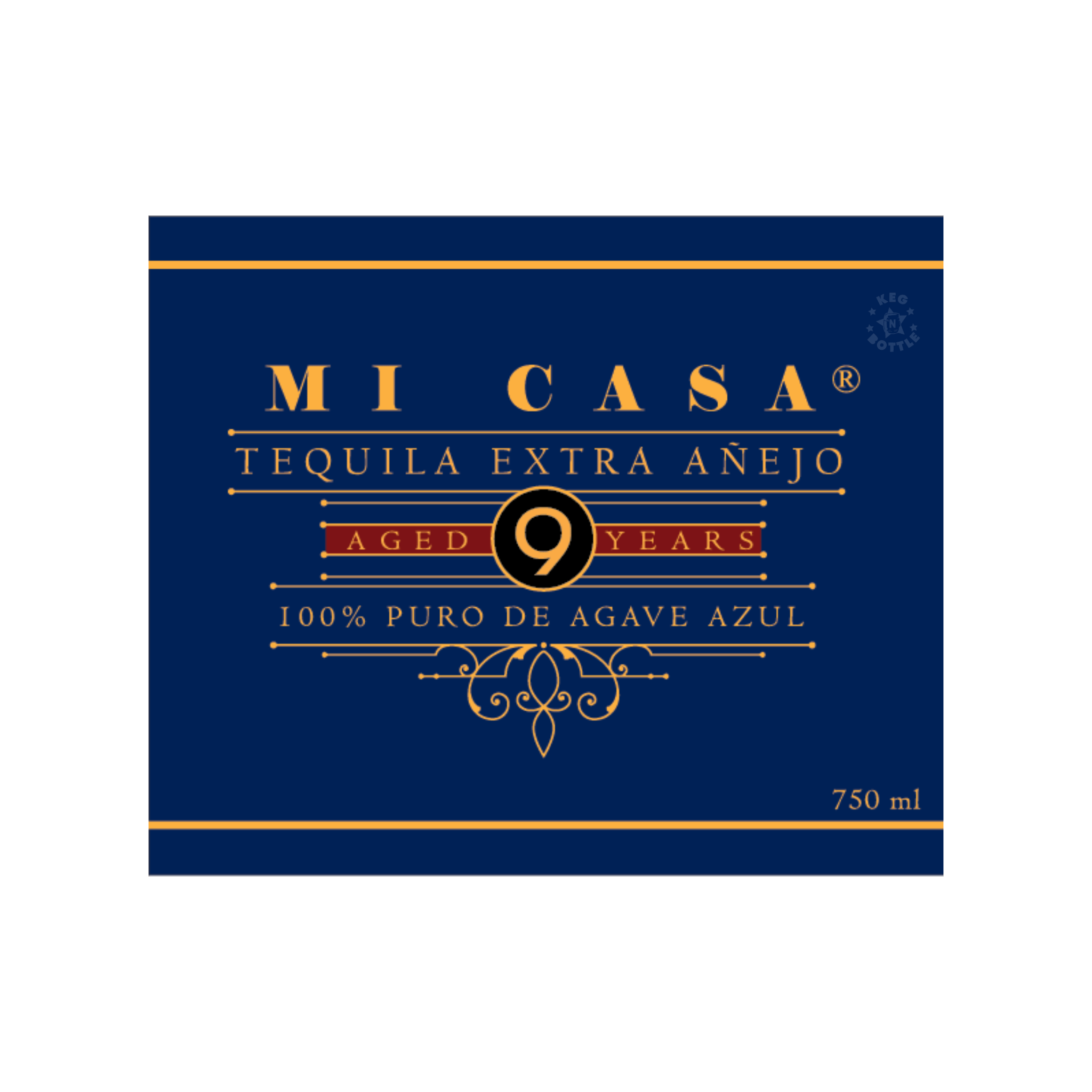 Mi Casa 9 Year Extra Anejo Tequila (750 ml)