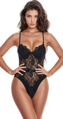 Belted Lace Teddy