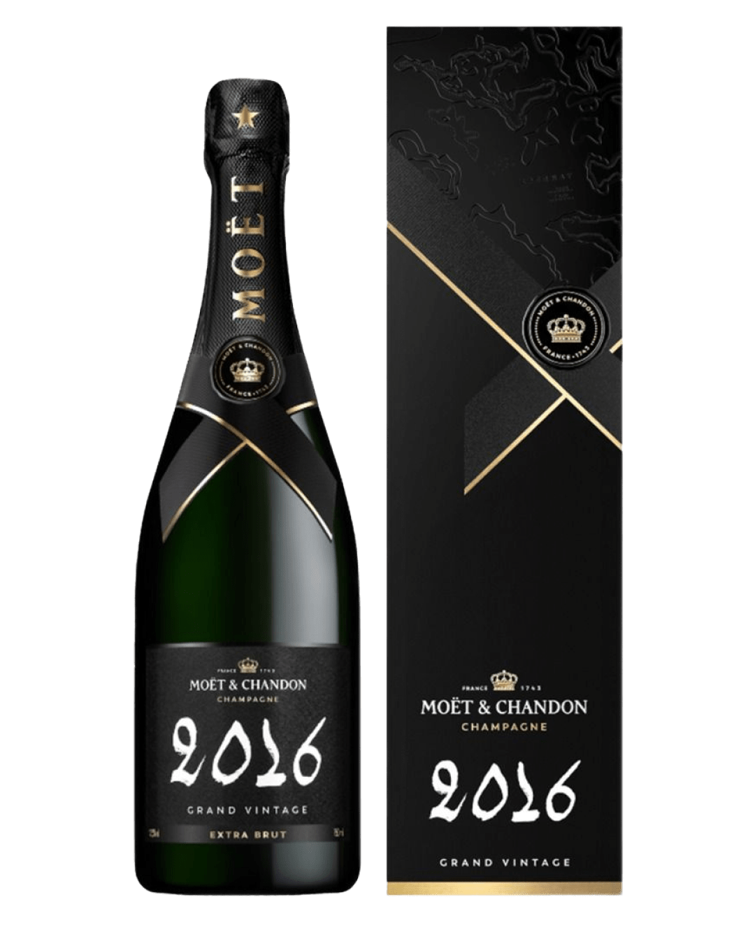 Moët & Chandon Grand Vintage 2016 Gift Box Champagne, 75 cl