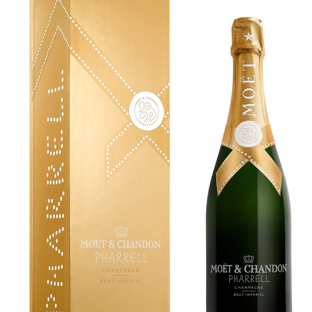 Moët & Chandon Imperial Pharrell Williams Gold Limited Edition Champagne Gift Box, 75 cl