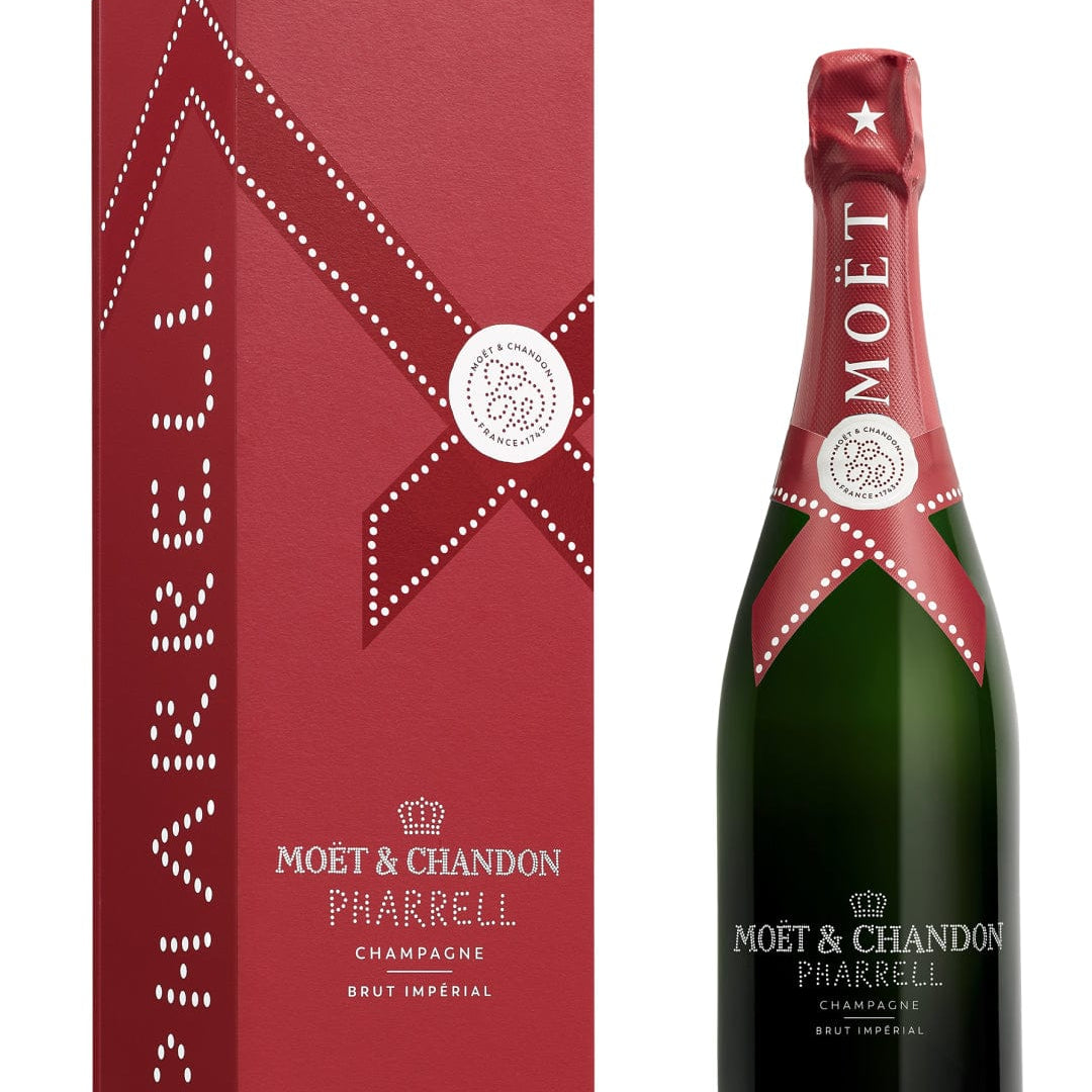 Moët & Chandon Imperial Pharrell Williams Red Limited Edition Champagne Gift Box, 75 cl