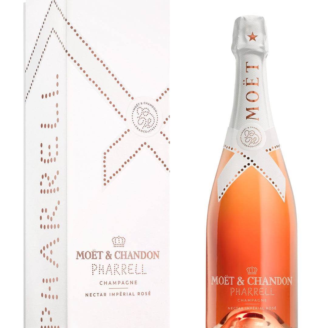 Moët & Chandon Nectar Impérial Rosé Pharrell Williams Limited Edition Champagne Gift Box, 75 cl