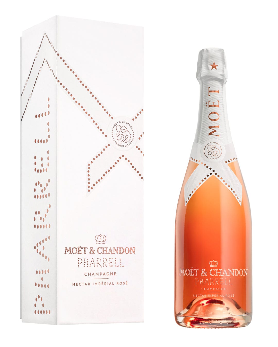 Moët & Chandon Nectar Impérial Rosé Pharrell Williams Limited Edition Champagne Gift Box, 75 cl