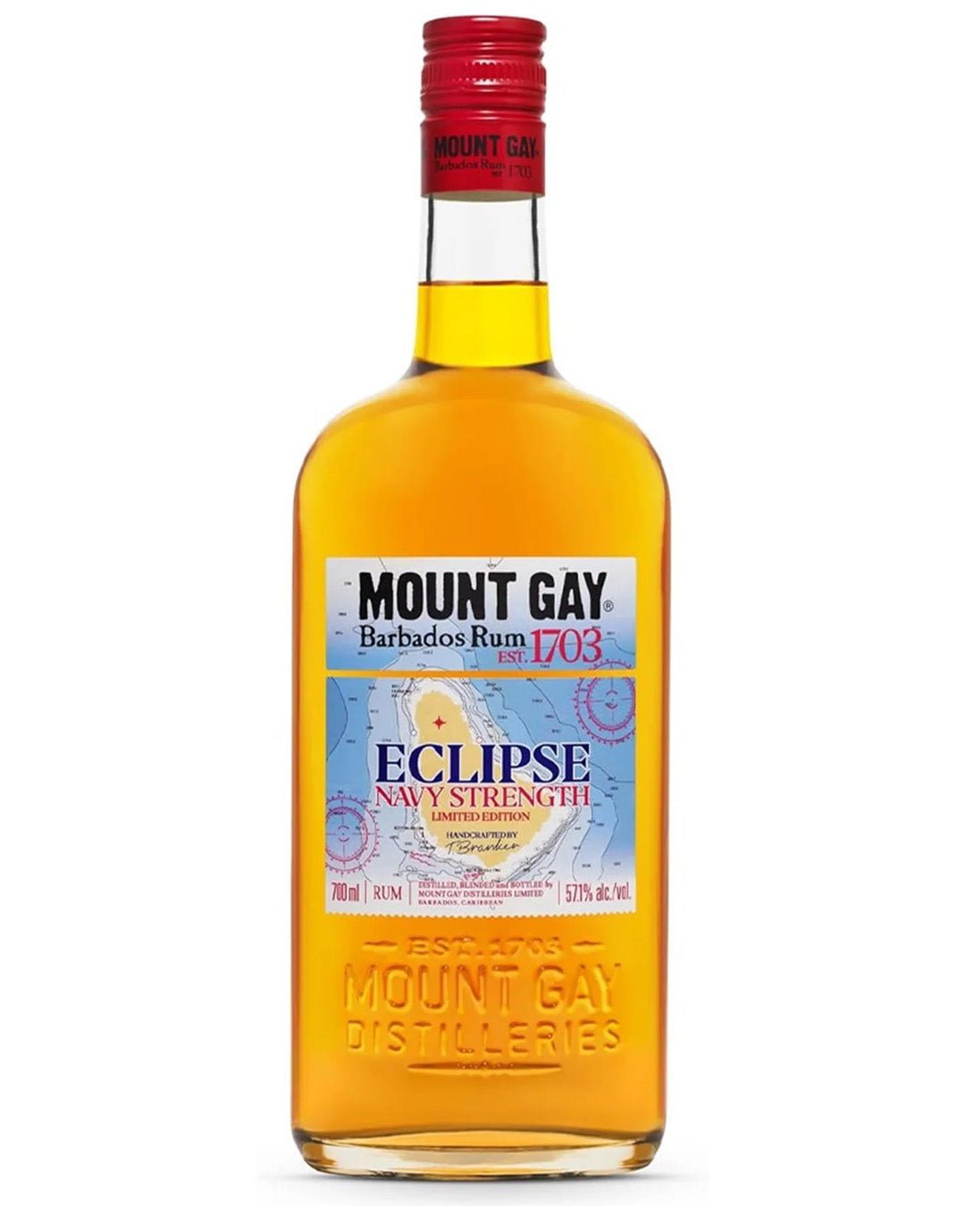 Mount Gay Eclipse Navy Strength Rum, 70 cl