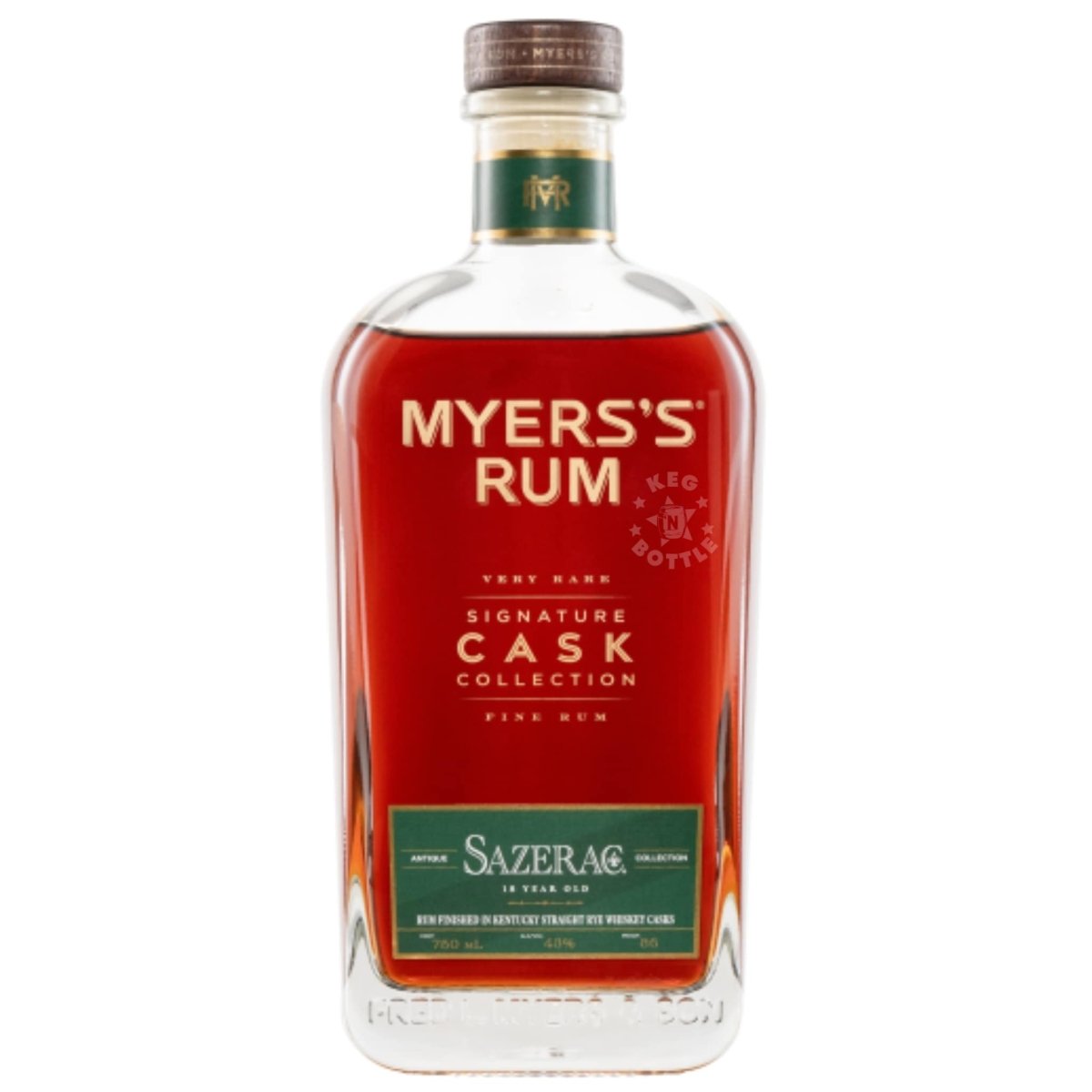 Myers's Signature Cask Collection Sazerac 18 Rye Rum (750mL)